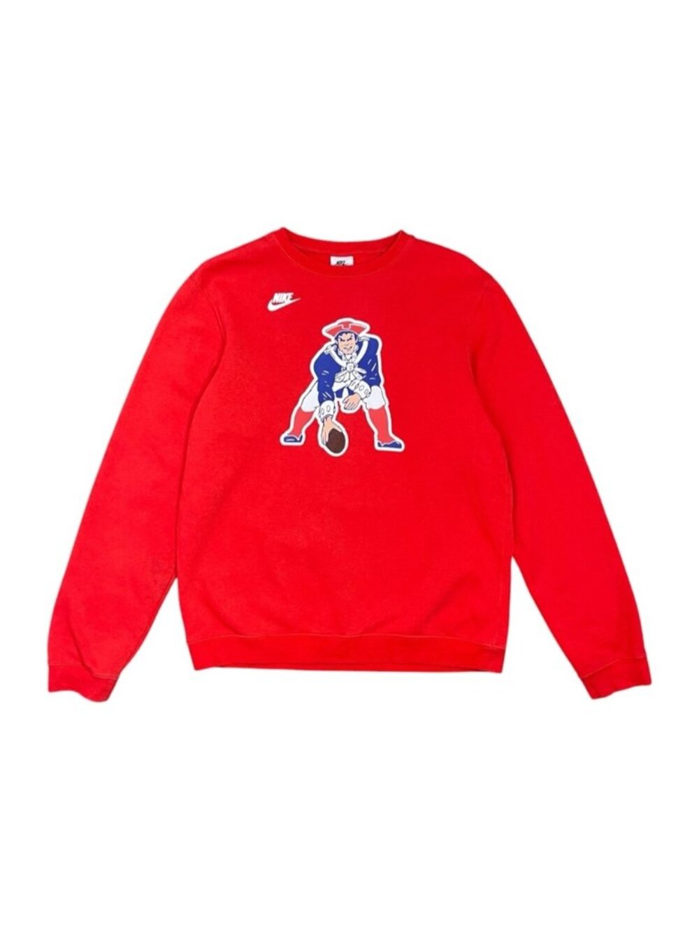 Nike New England Patriots Pat Patriot Club Sweatshirt Men’s Medium Red NFL